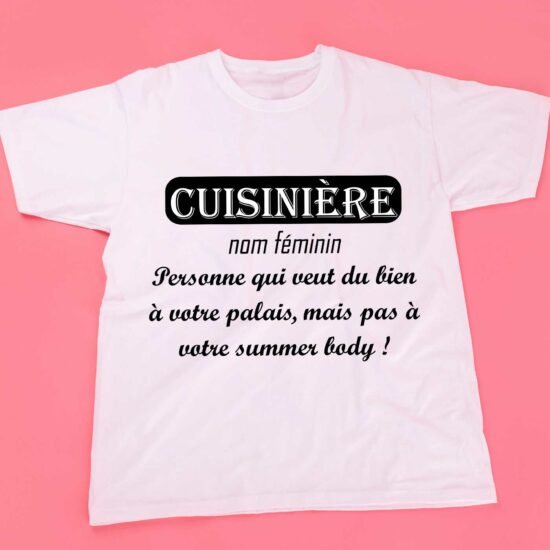 T-shirt femme Cuisinière
