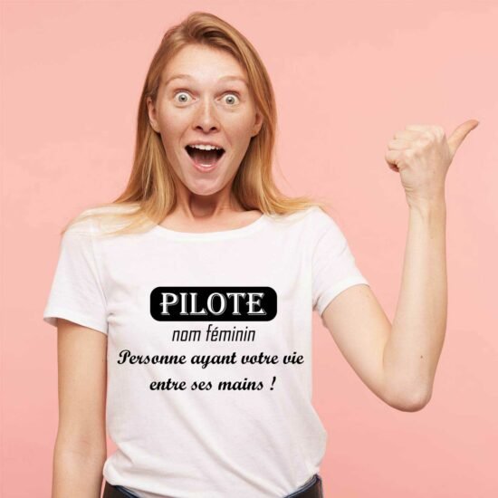 T-shirt femme Pilote