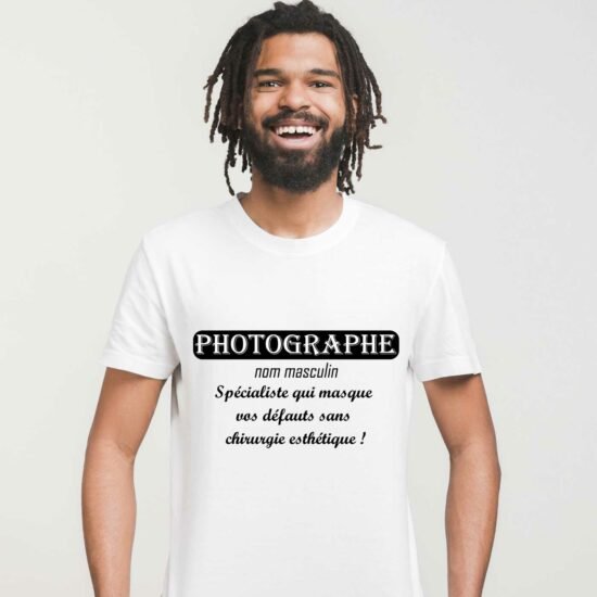 T-shirt homme Photographe