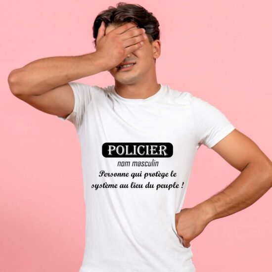 T-shirt homme Policier