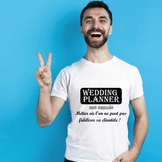 T-shirt Homme Wedding planner