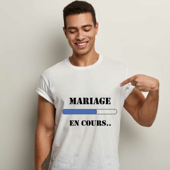 T-shirt Mariage en cours