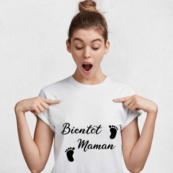T-shirt Bientôt Maman