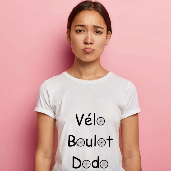 T-shirt Femme Vélo boulot dodo