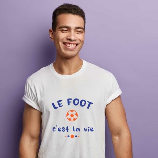 T-shirt Homme Le foot c'est la vie