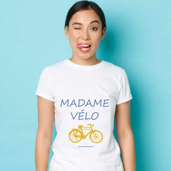 T-shirt Madame vélo