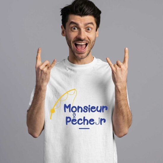 T-shirt Monsieur Pêcheur