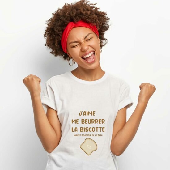 T-shirt Femme J'aime me beurrer la biscotte - OSS 117