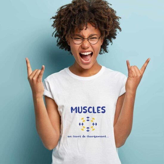 T-shirt Femme Muscles en cours de chargement