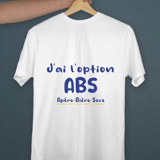 T-shirt Homme ABS Apéro Bière Sexe
