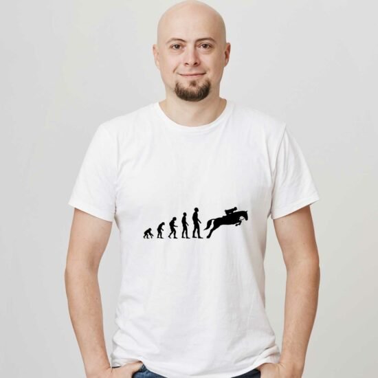 T-shirt Évolution Cavalier