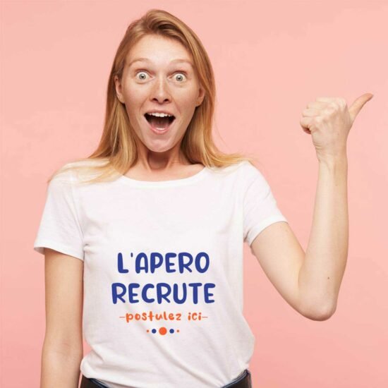 T-shirt Femme L'apéro recrute